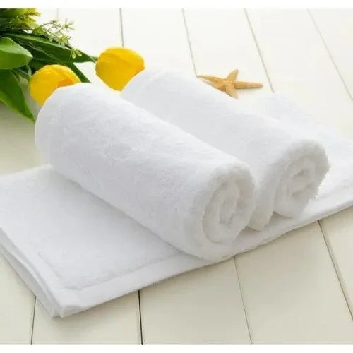 White Hand Towels - Egyptian Cotton