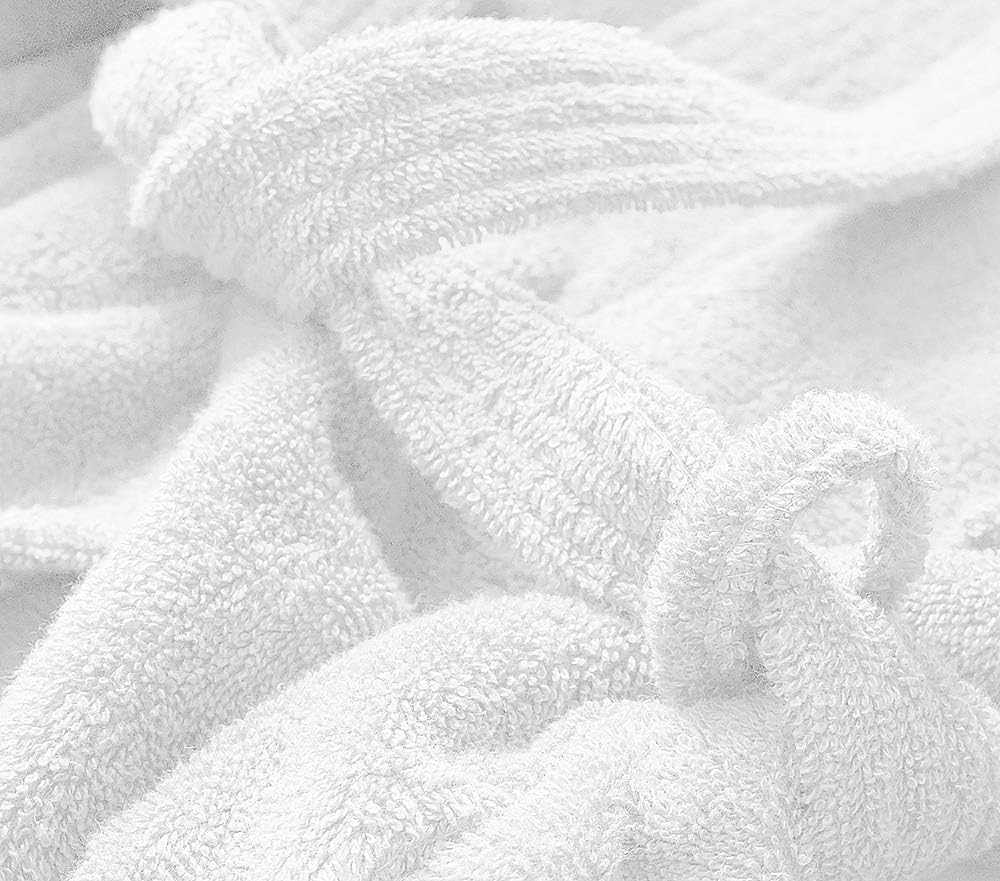 White Terry Toweling Dressing Gowns Towelsworld