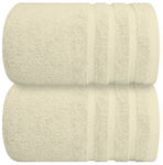 Soft white 600 GSM super bath towels