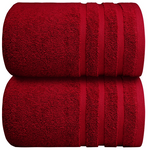High-quality luxury bath towels in extra-large size