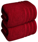 Cozy cotton bath towels with superior absorbency