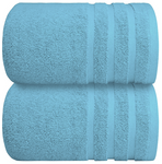 Large bath sheets in soft cotton for comfort