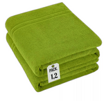 Pack of 2 Extra Large Super Jumbo Bath Sheets 100% Egyptian Cotton Super Soft Luxury Towel (100 x 200 cm) Towelsworld