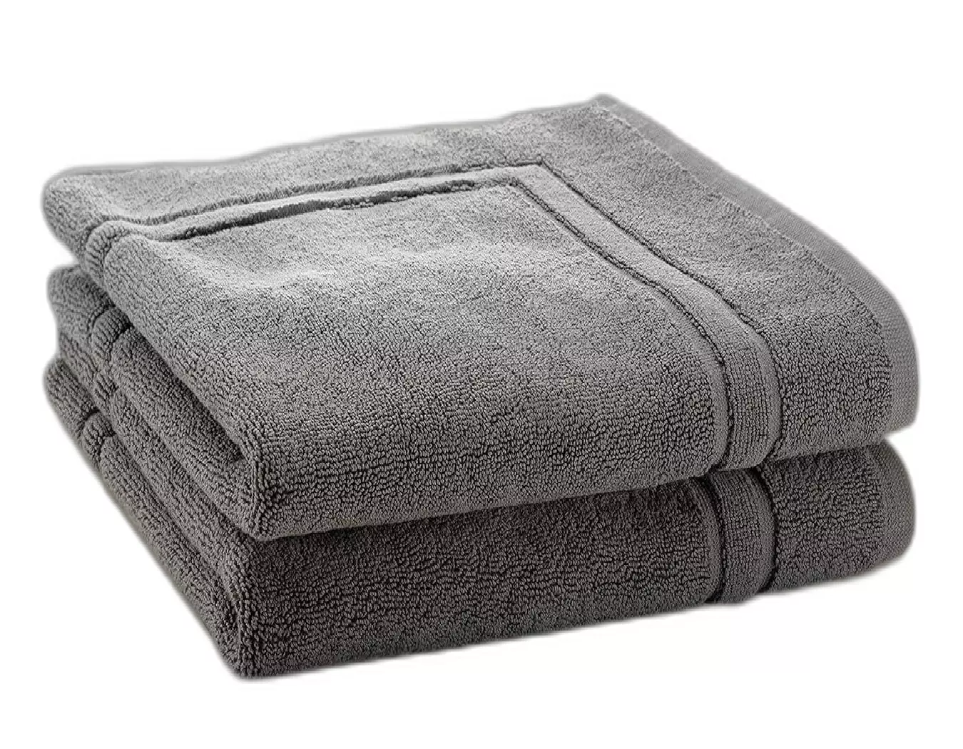 Egyptian cotton plush bathroom rug
