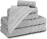 600 GSM Quality 8-Piece Towel Bale - Includes 2 Each of Face, Hand & Bath Towels Towelsworld