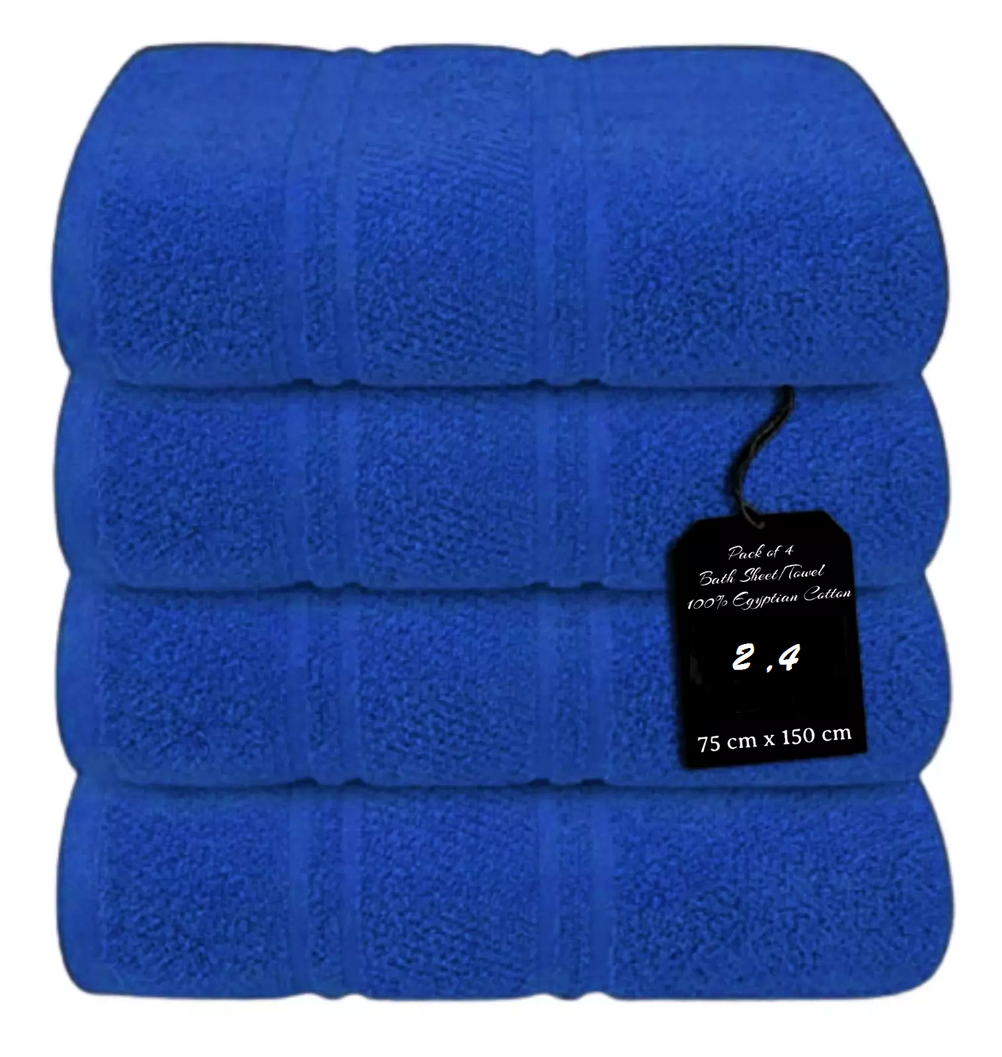 4 x Large Jumbo Bath Sheet Towels 75 X 150cm 100% Egyptian Cotton Bath Sheets Big Towels 75 x 150cm Towelsworld