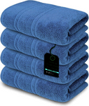 4 x Large Jumbo Budget Bath Sheet Towels 100% Egyptian Cotton Bath Sheets Big Towels 75 x 150 cm Towelsworld