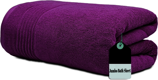 Pure Egyptian Cotton Large Super Jumbo Bath Sheet Big Soft Beach Towels XL (100X 200cm)