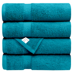 4x Extra Large Jumbo Budget Bath Sheets Luxury 100% Cotton Super Soft Big Bath Towels 75 X 150 cm Towelsworld