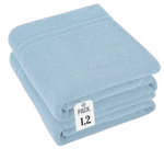 Pack of 2 Extra Large Super Jumbo Bath Sheets 100% Egyptian Cotton Super Soft Luxury Towel (100 x 200 cm) Towelsworld