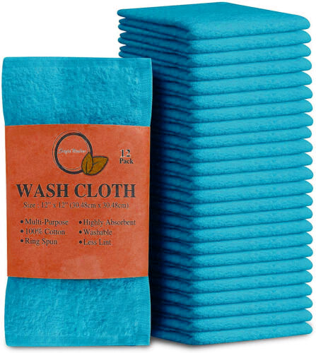 Egyptian cotton soft wash towels 30 x 30 cm