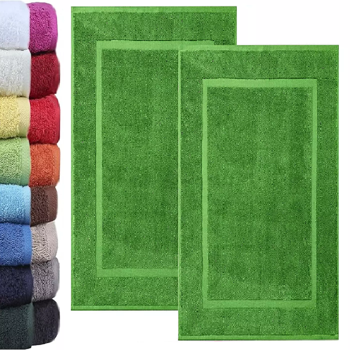 Plush Egyptian cotton bath mat