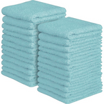 12x 100% EGYPTIAN COTTON TOWELS FACE CLOTH SOFT FLANNEL 500GSM Towelsworld