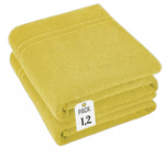Pack of 2 Extra Large Super Jumbo Bath Sheets 100% Egyptian Cotton Super Soft Luxury Towel (100 x 200 cm) Towelsworld
