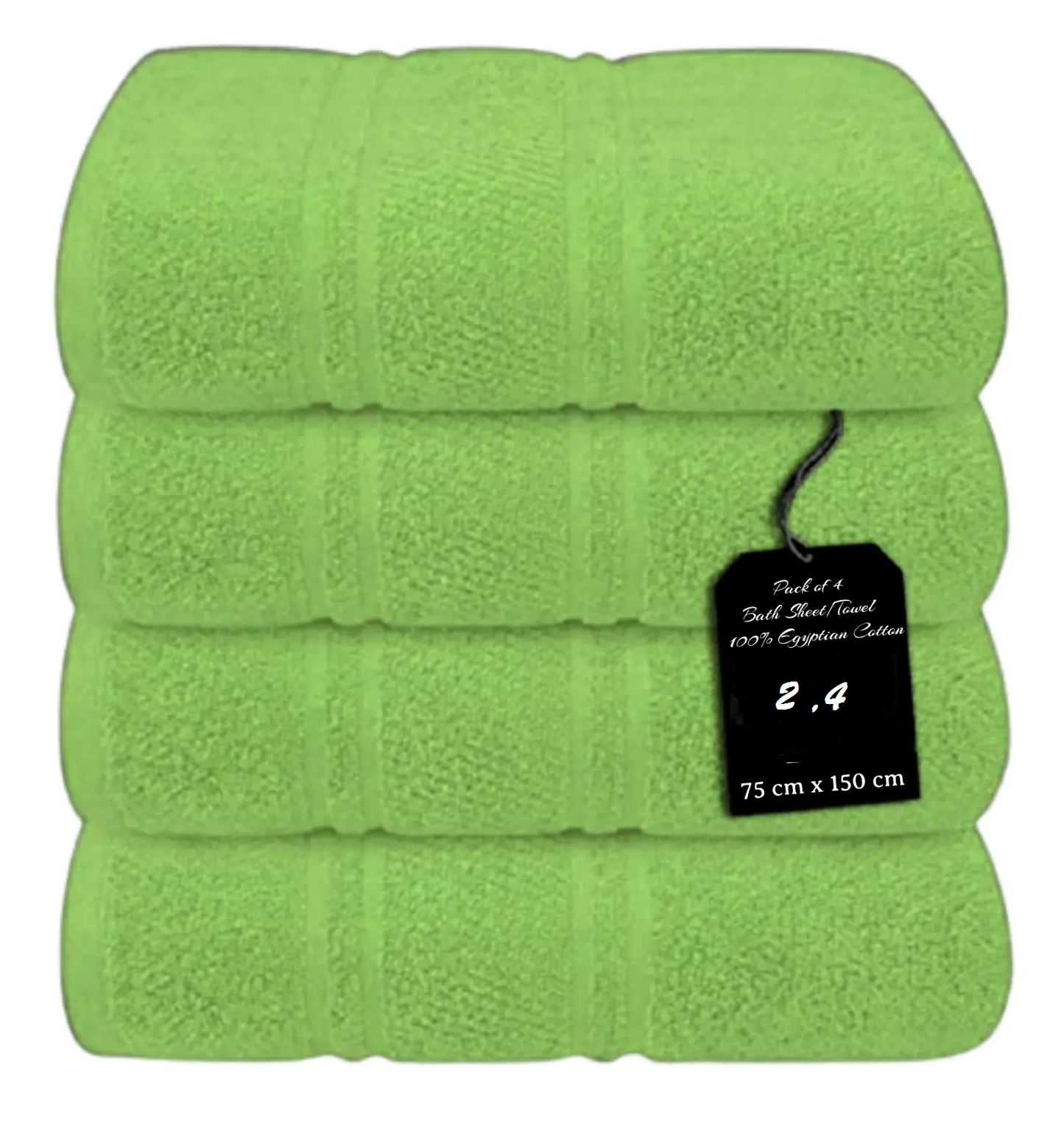 4 x Large Jumbo Bath Sheet Towels 75 X 150cm 100% Egyptian Cotton Bath Sheets Big Towels 75 x 150cm Towelsworld