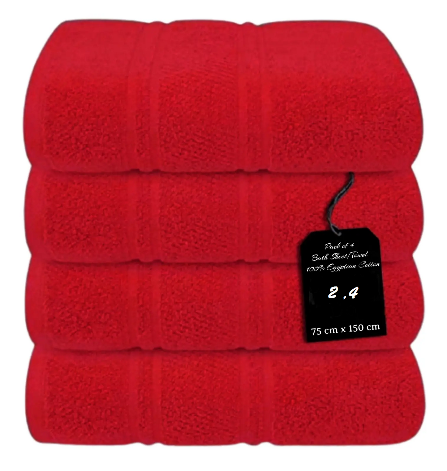 4 x Large Jumbo Bath Sheet Towels 75 X 150cm 100% Egyptian Cotton Bath Sheets Big Towels 75 x 150cm Towelsworld
