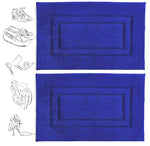 Pack of 2 Luxury Bath Mat Set Super Soft 750-GSM Washable Bath Mat - Towelsbay