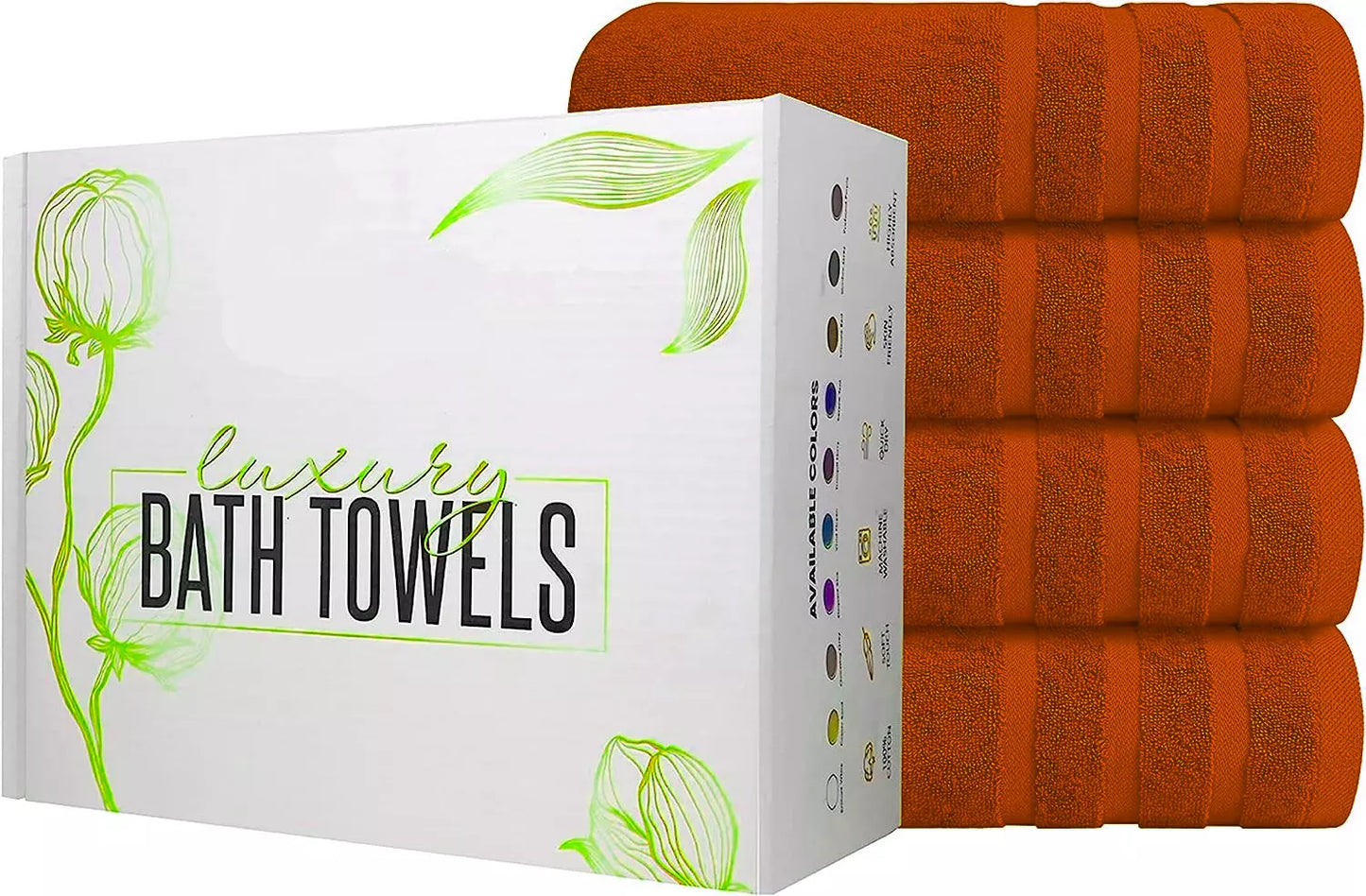 Value Pack: 2, 4, & 6 Jumbo Budget Egyptian Cotton Bath Sheets (75 x150 cm) Towelsworld