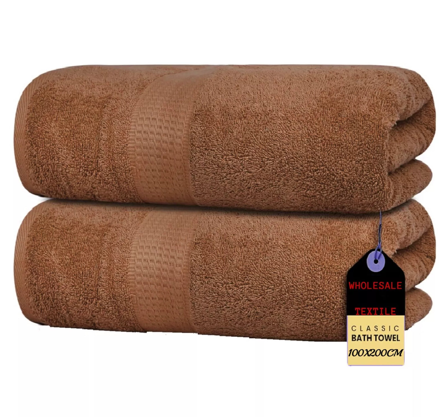 Extra large luxury bath towels