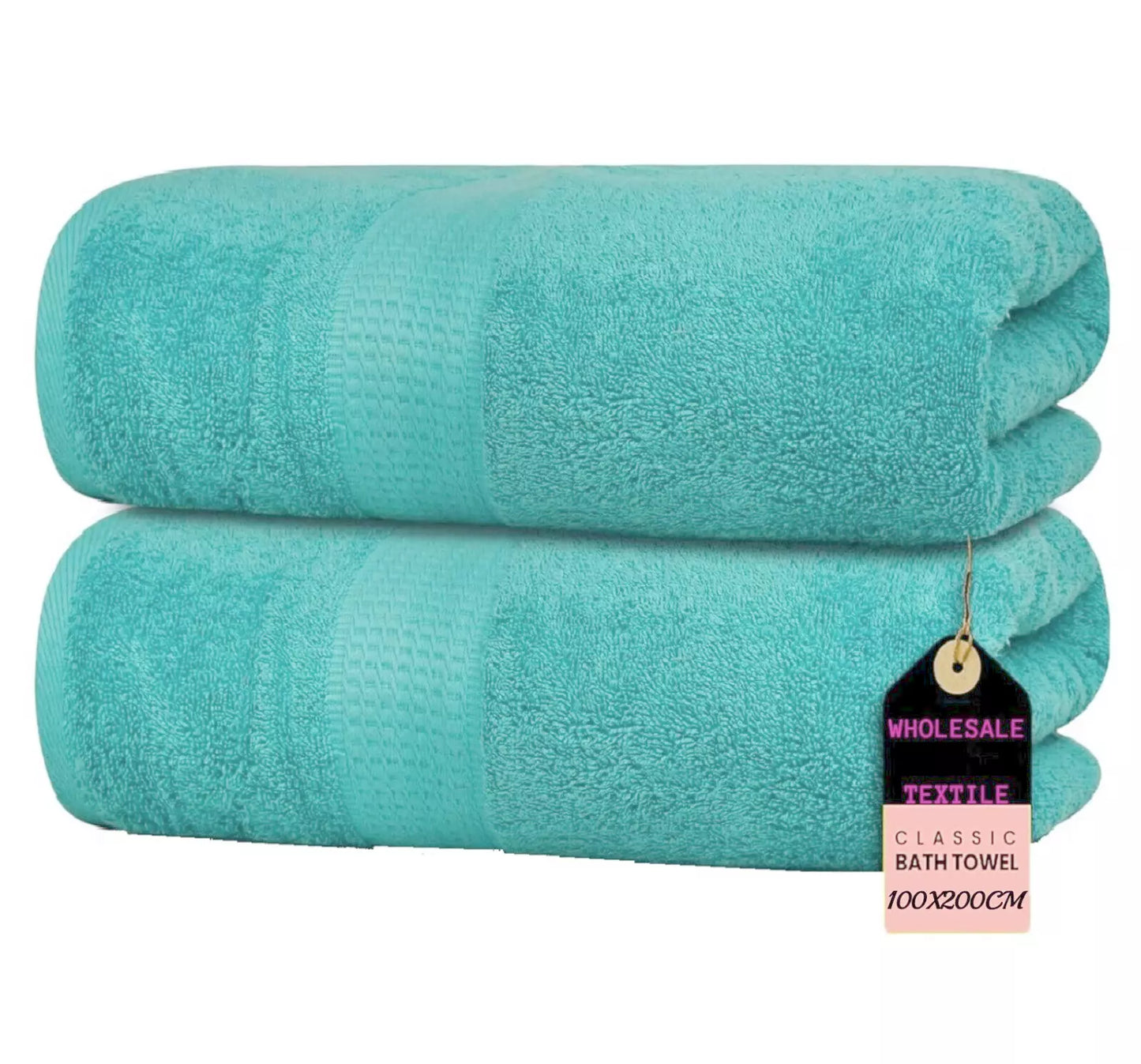 Jumbo bath sheets for luxury bathrooms