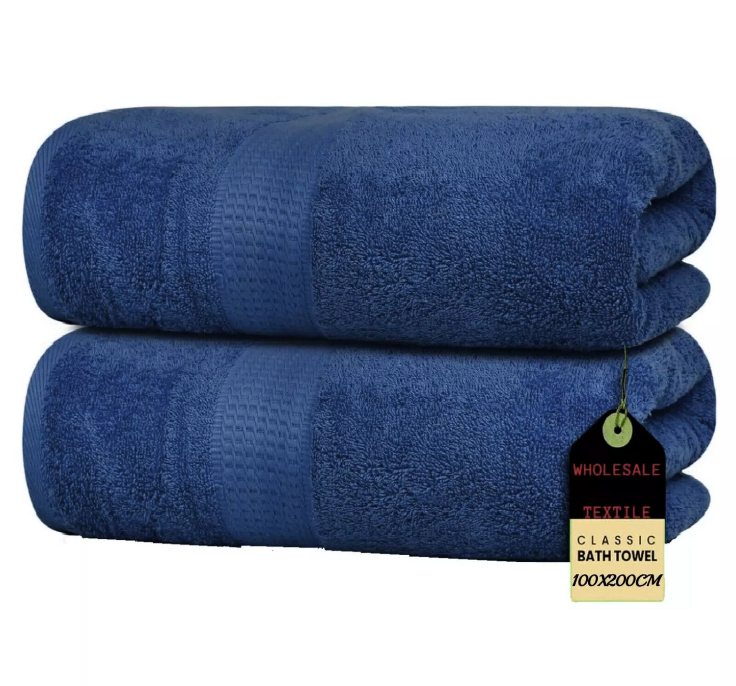 Large bath sheet towels 100 x 200 cm
