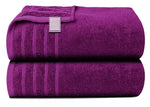 Extra large bath towel with smooth texture