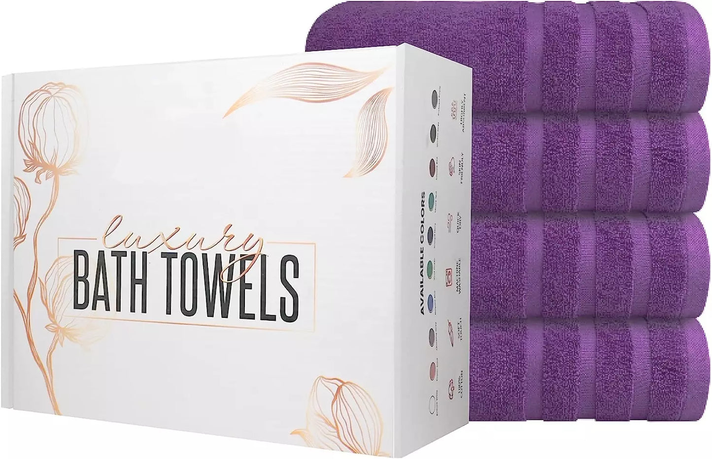 Value Pack: 2, 4, & 6 Jumbo Budget Egyptian Cotton Bath Sheets (75 x150 cm) Towelsworld