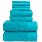 Soft Egyptian Cotton Towels in Elegant Silver and Butter Cream