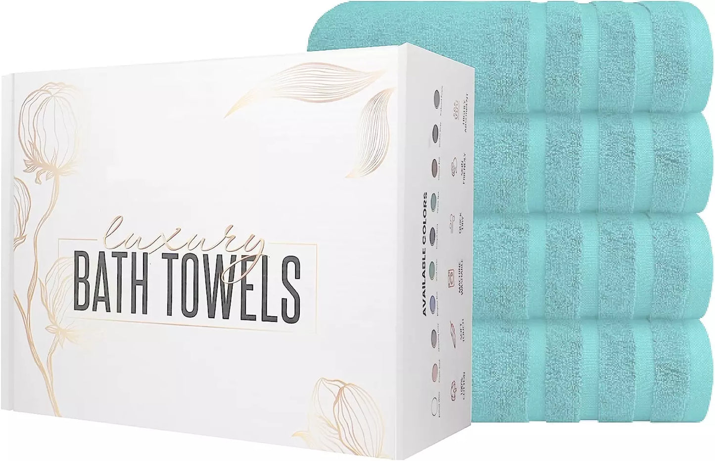 Value Pack: 2, 4, & 6 Jumbo Budget Egyptian Cotton Bath Sheets (75 x150 cm) Towelsworld