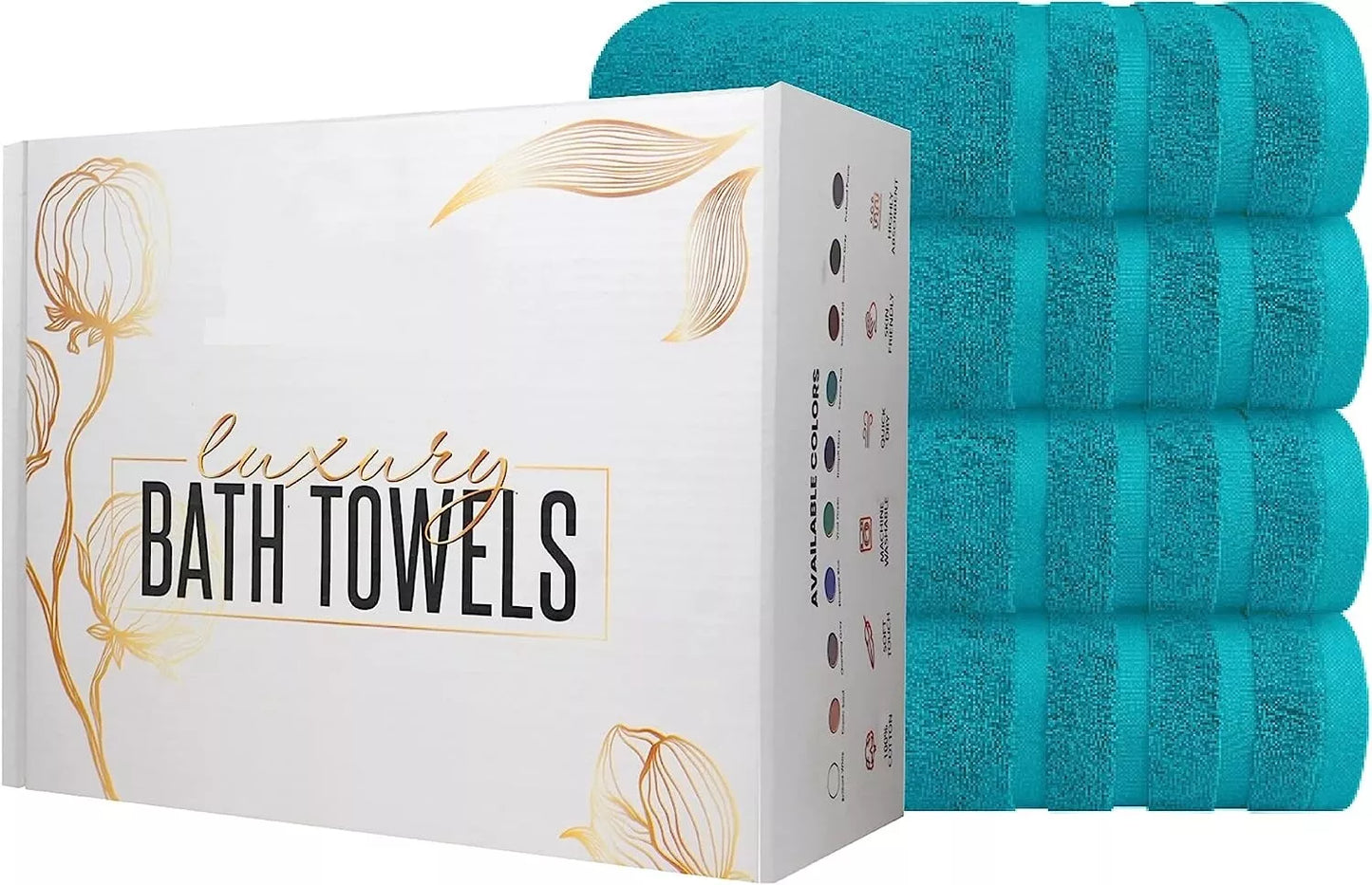Value Pack: 2, 4, & 6 Jumbo Budget Egyptian Cotton Bath Sheets (75 x150 cm) Towelsworld