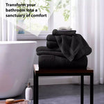 6 Piece 800GSM Towel Bale- 100% Cotton Towelsworld