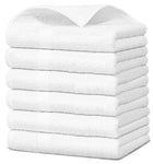 6 X Guest Towels 100% Egyptian Cotton 30x50cm Soft Fluffy Towel Quick Dry 600GSM