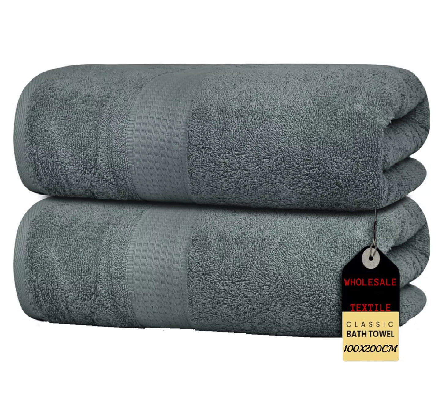Jumbo bath sheets 100 x 200 cm