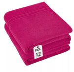 Pack of 2 Extra Large Super Jumbo Bath Sheets 100% Egyptian Cotton Super Soft Luxury Towel (100 x 200 cm) Towelsworld