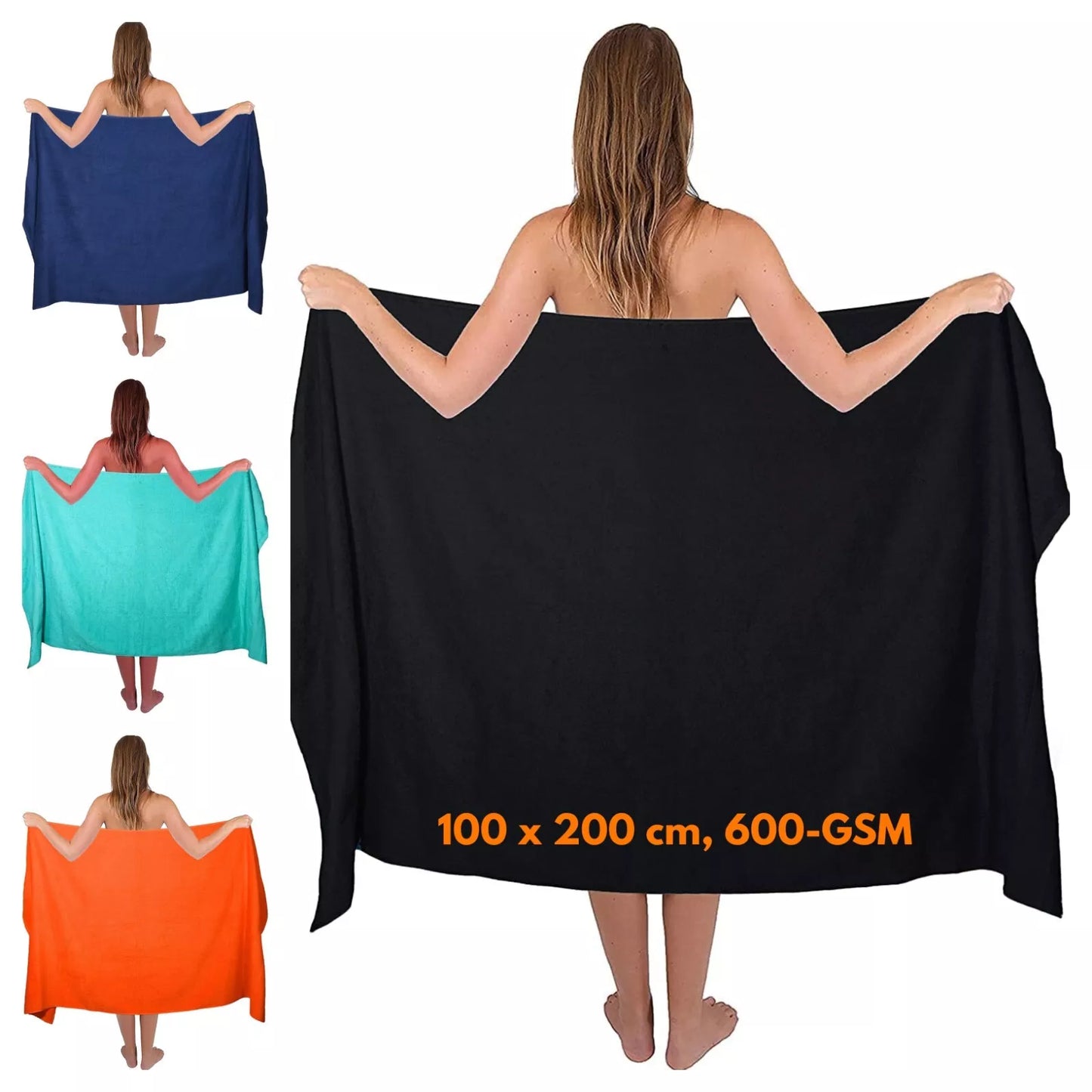 Super Soft 500GSM Royal Egyptian Bath Sheets 100cm x 200cm Towelsworld
