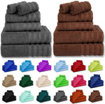 600 GSM Quality 8-Piece Towel Bale - Includes 2 Each of Face, Hand & Bath Towels Towelsworld