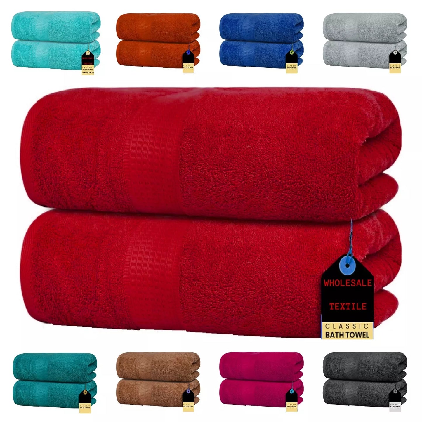 Super jumbo Egyptian cotton bath sheets