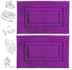 Pack of 2 Luxury Bath Mat Set Super Soft 750-GSM Washable Bath Mat - Towelsbay