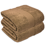 (90 X 170 cm) Luxury 100% Egyptian Cotton Bath Towel 600GSM Extra Large Super Jumbo Bath Sheet Towelsworld