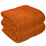 (90 X 170 cm) Luxury 100% Egyptian Cotton Bath Towel 600GSM Extra Large Super Jumbo Bath Sheet Towelsworld