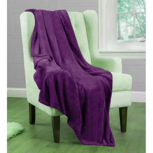 Large Fleece Blanket Sofa Throw Light Weight Faux Fur Mink Double & King UK Size Towelsworld