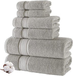 100% Egyptian Cotton 800GSM Towel Set - Machine Washable