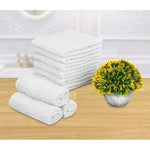 12x 100% EGYPTIAN COTTON TOWELS FACE CLOTH SOFT FLANNEL 500GSM Towelsworld