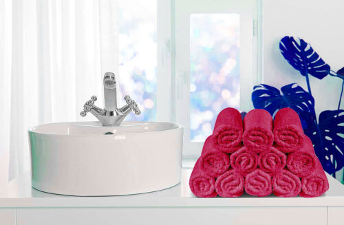 Soft 100% Egyptian cotton wash towels