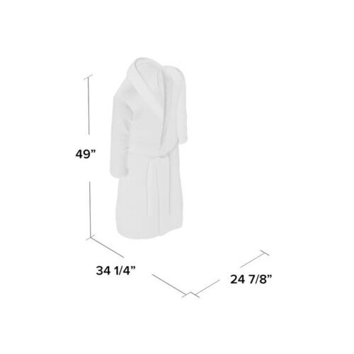 Terry toweling bath robe unisex