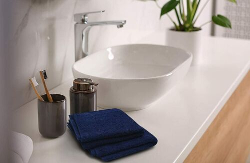 Egyptian cotton flannel face towels