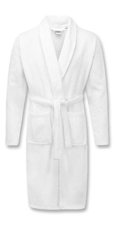 White Terry Toweling Dressing Gowns Towelsworld