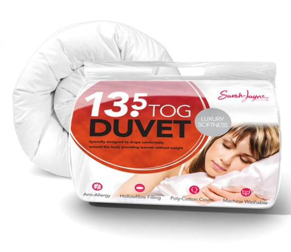 13.5 Tog Duvet King Size - High Quality Soft Fabric - Towelsbay