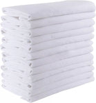 White Cotton Napkin Table Linen Dinner 100% Egyptian Napkins Hotel Wedding 250TC Towelsworld