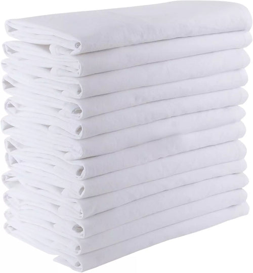 White Cotton Napkin Table Linen Dinner 100% Egyptian Napkins Hotel Wedding 250TC Towelsworld